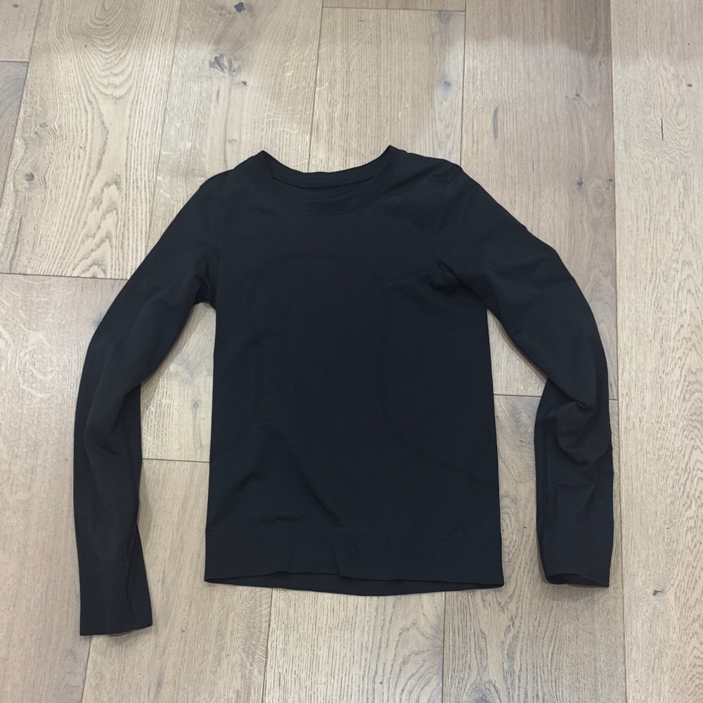 Black lululemon Long Sleeve Top